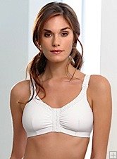 Amoena "Hannah" Hook and eye front closure post sugical bra