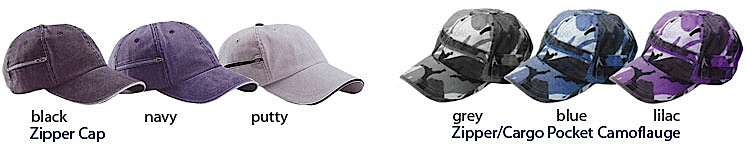 Zipper Ball Cap - Click Image to Close